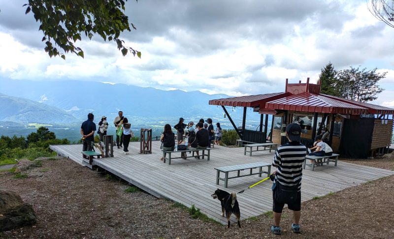 山頂の展望台