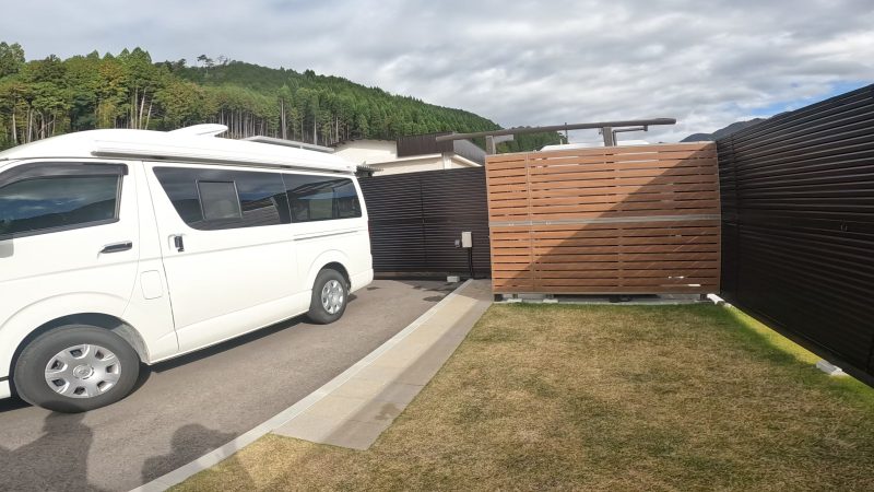 広場のある駐車場